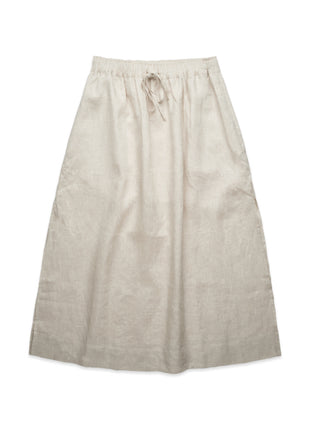 Womens Linen Skirt (AS-4428)