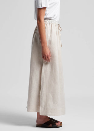 Womens Linen Skirt (AS-4428)