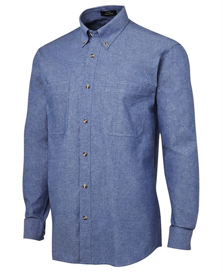 Long Sleeve Chambray Shirt (JB-4CUL)