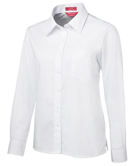 Ladies Long Sleeve Original Poplin Shirt (JB-4LSW)