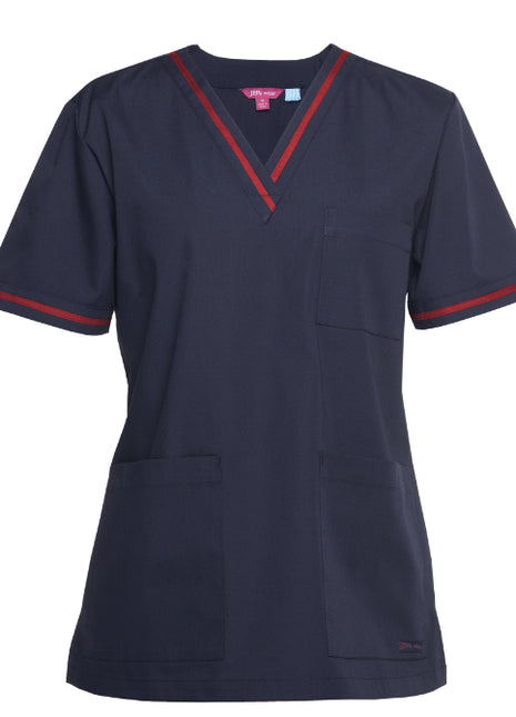 Contrast Ladies Scrubs Top (JB-4SCT1)