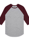 Grey Marle / Burgundy