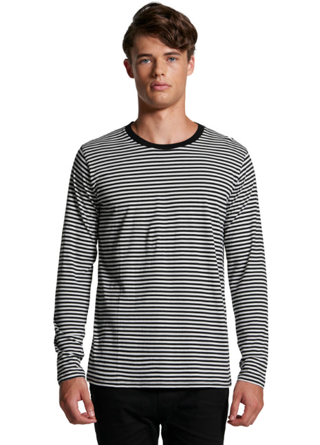 Mens Bowery Stripe Long Sleeve T-Shirt (AS-5061)