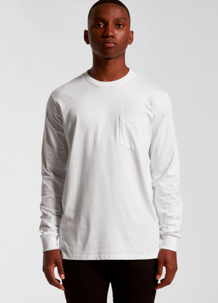 Mens Classic Pocket Long Sleeve T-Shirt (AS-5072)