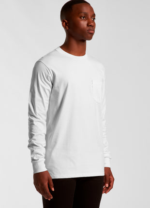 Mens Classic Pocket Long Sleeve T-Shirt (AS-5072)