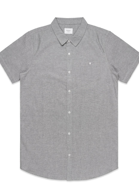 Mens Oxford Short Sleeve Shirt (AS-5407)
