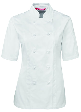 Ladies Short Sleeve Chefs Jacket (JB-5CJ21)