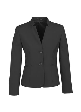 Comfort Wool Stretch Womens Reverse Lapel Jacket (BZ-64013)