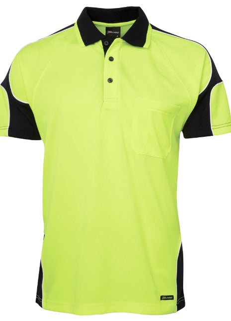 Hi Vis 4602.1 Short Sleeve Arm Panel Polo (JB-6AP4S)
