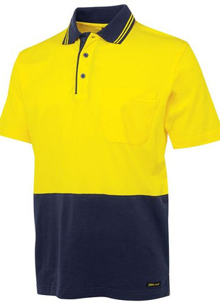Hi Vis Short Sleeve Cotton Polo (JB-6CPHV)