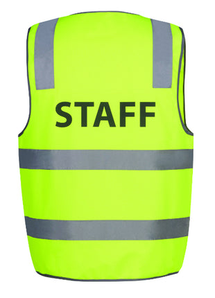 Hi Vis (D+N) Safety Vest Print Staff (JB-6DNS6)