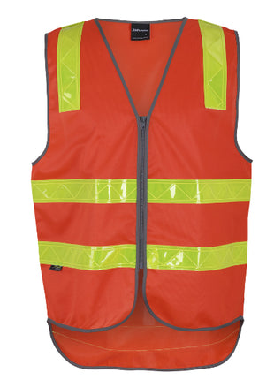 Vic Road (D+N) Zip Safety Vest (JB-6DVRV)