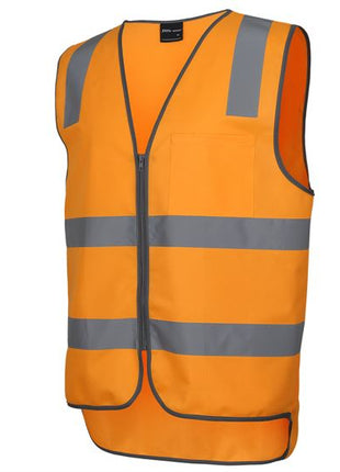 Aust. Rail (D+N) Zip Safety Vest (JB-6DVTV)