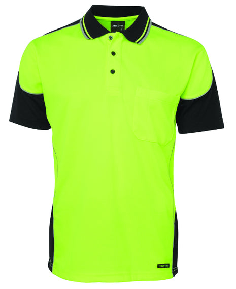 Hi Vis 4602.1 Short Sleeve Contrast Piping Polo (JB-6HCP4)