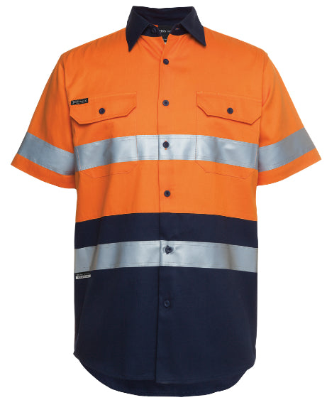 Hi Vis (D+N) Short Sleeve 190G Shirt (JB-6HSS)