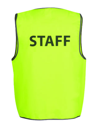 Hi Vis Safety Vest Print Staff (JB-6HVS6)