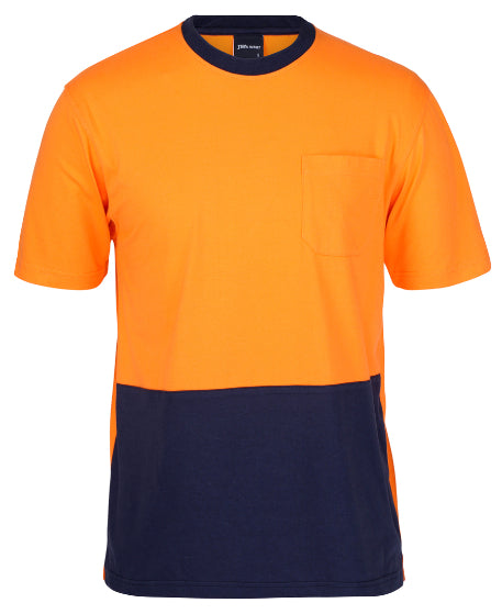 Hi Vis Crew Neck Cotton T-Shirt (JB-6HVTC)