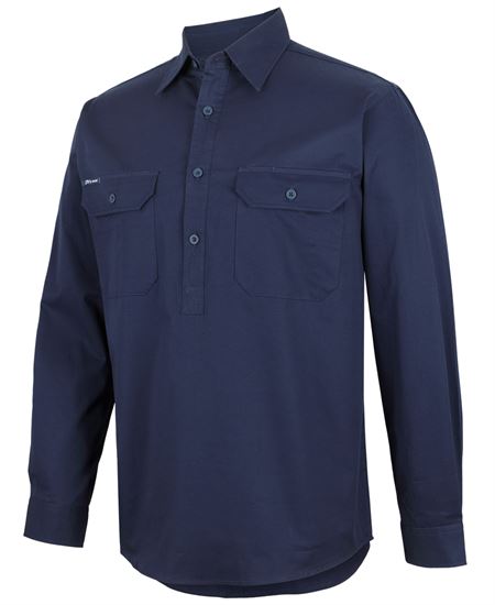 Close Front Long Sleeve 150G Work Shirt (JB-6WLCF)