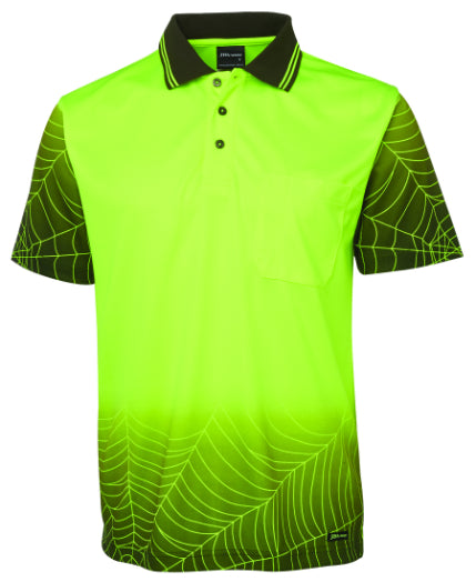 Hi Vis Short Sleeve Web Polo (JB-6WPS)
