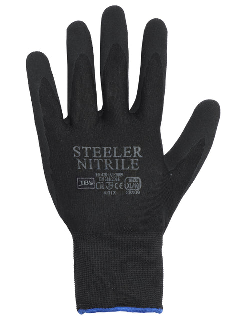 Steeler Sandy Nitrile Glove (12Pk) (JB-8R030)