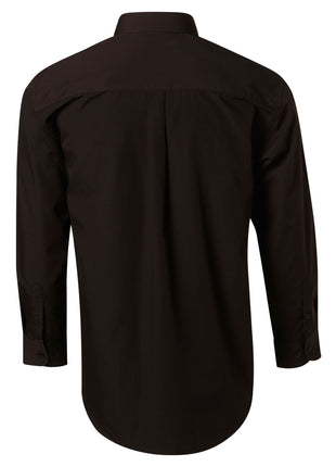 Mens Poplin Shirt Long Sleeve (WS-BS01L)
