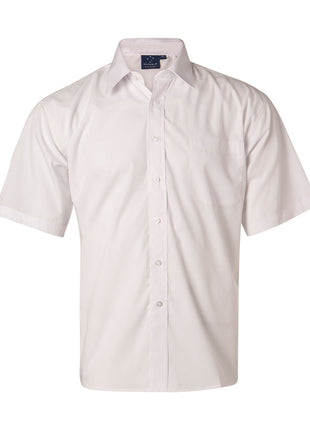 Mens Poplin Shirt Short Sleeve (WS-BS01S)