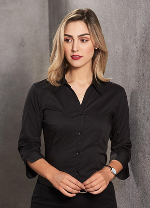Womens 3/4 Sleeve Teflon™ Shirt (WS-BS07Q)
