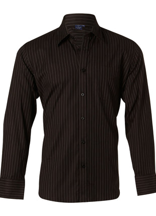 Mens Long Sleeve Stripe Shirt (WS-BS17)