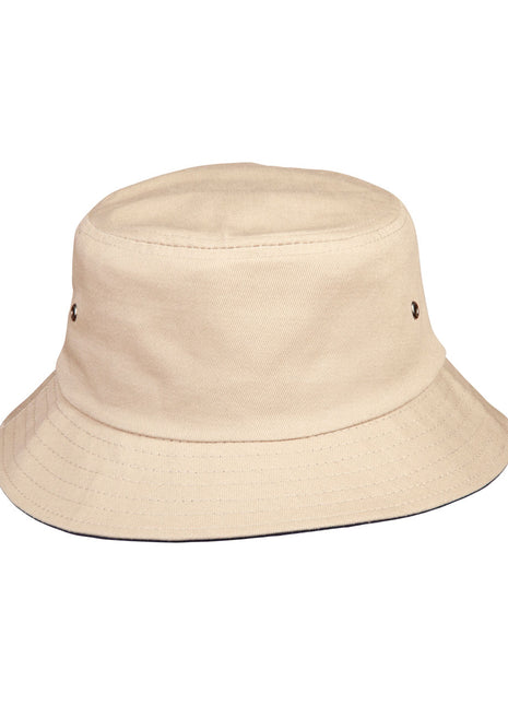 Contrasting Underbrim Bucket Hat (WS-CH32A)