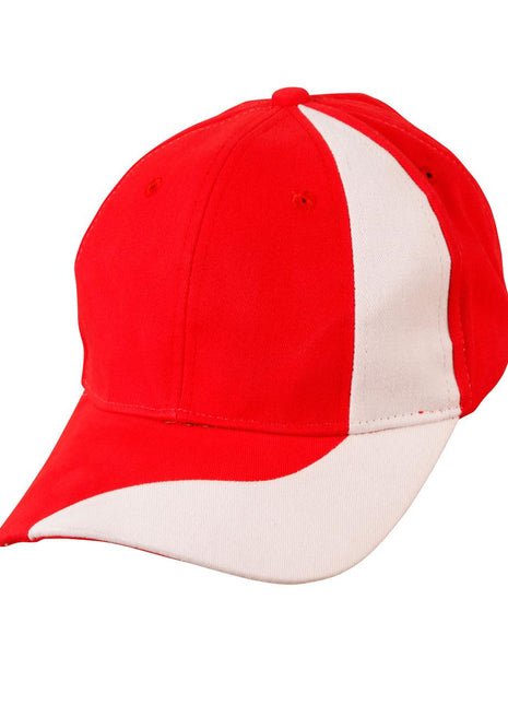 Brushed Cotton Twill Baseball Cap Stripe (WS-CH82)