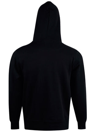 Adults Close Front Contrast Fleecy Hoodie (WS-FL09)