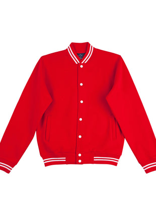 Adults Fleece Varsity Jacket (WS-FL11)