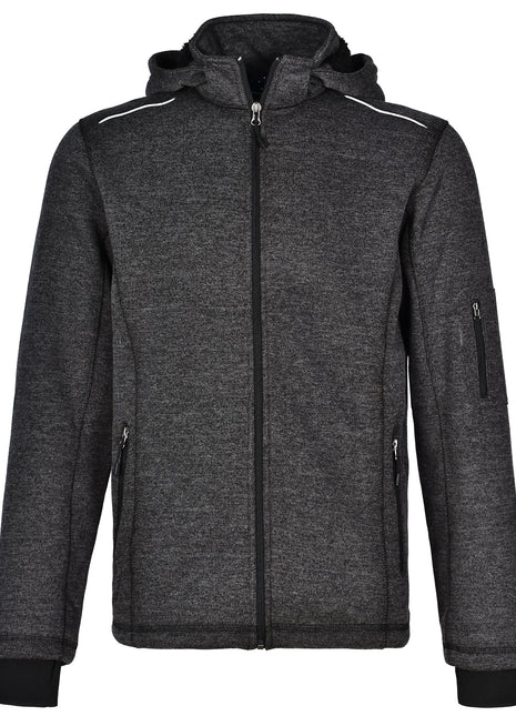 Mens Heather Bonded Fleece Jacket (WS-JK41)