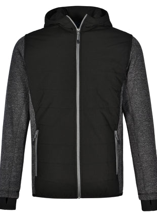 Mens Heather Sleeve / Quilted Body Jacket (WS-JK43)