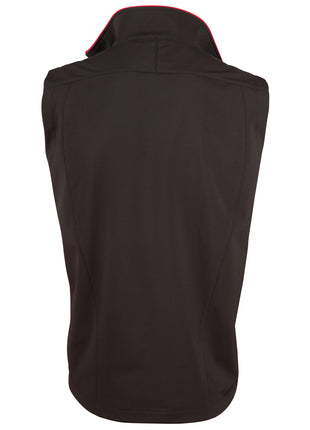 Womens Softshell Contrast Vest (WS-JK46)