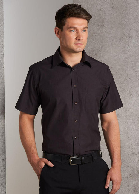 Mens Nano Tech Short Sleeve Shirt (WS-M7001)