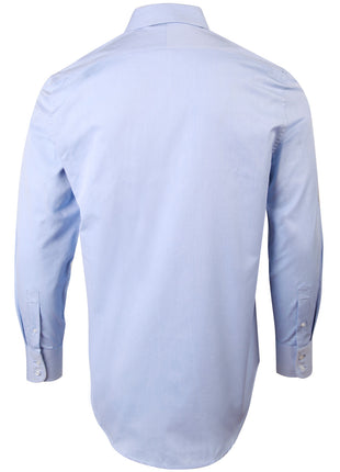 Mens Pinpoint Oxford Long Sleeve Shirt (WS-M7005L)