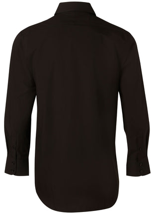 Mens Cotton / Poly Stretch Long Sleeve Shirt (WS-M7020L)