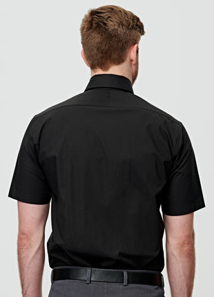 Mens Cotton / Poly Stretch Short Sleeve Shirt (WS-M7020S)