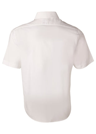Mens Fine Twill Short Sleeve Shirt (WS-M7030S)