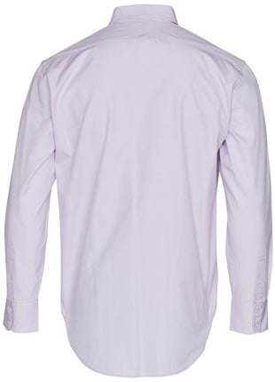 Mens CVC Oxford Long Sleeve Shirt (WS-M7040L)