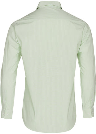 Mens Balance Stripe Long Sleeve Shirt (WS-M7232)