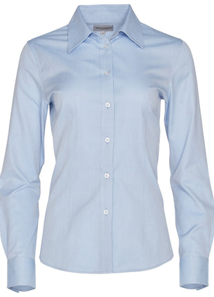 Womens Pinpoint Oxford Long Sleeve Shirt (WS-M8005L)