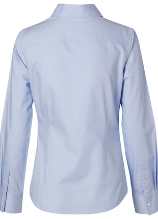 Womens Fine Twill Long Sleeve Shirt (WS-M8030L)