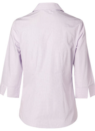 Womens Mini Check 3/4 Sleeve Shirt (WS-M8360Q)