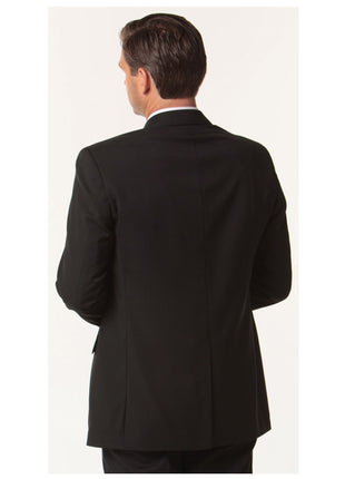 Mens Two Buttons Jacket In Wool Stretch (WS-M9100)