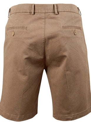 Mens Stretch Cotton Chino Shorts (WS-M9381)