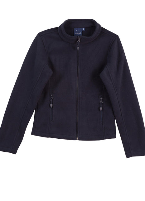 Womens Bonded Polar Fleece Full Zip Fitted Jacket (WS-PF08)