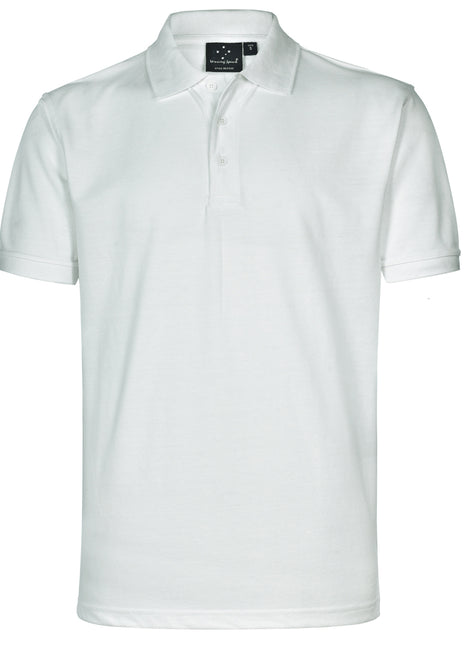 Mens Tight Pique Knit Short Sleeve Polo (WS-PS22)