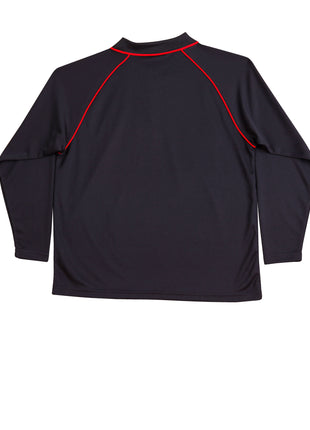 Kids CoolDry® Raglan Long Sleeve Polo (WS-PS43K)